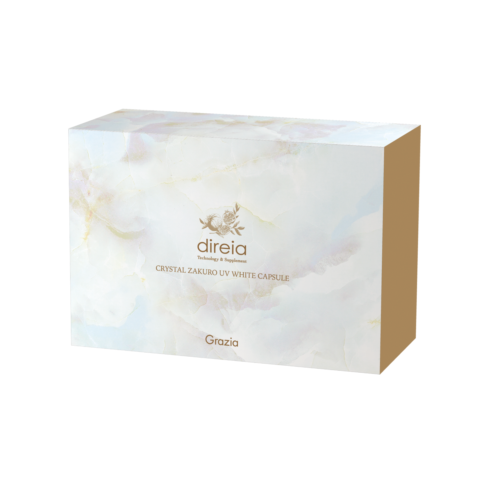 Direia<br>【予約販売】クリスタルザクロ<br>UV ホワイトカプセル